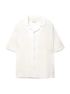 Pull&Bear Košeľa  šedobiela