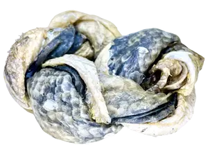 LK Baits Pet Luxusní Rybí Věneček z Kůže Lososa a Kůže Tresky 30g,1ks