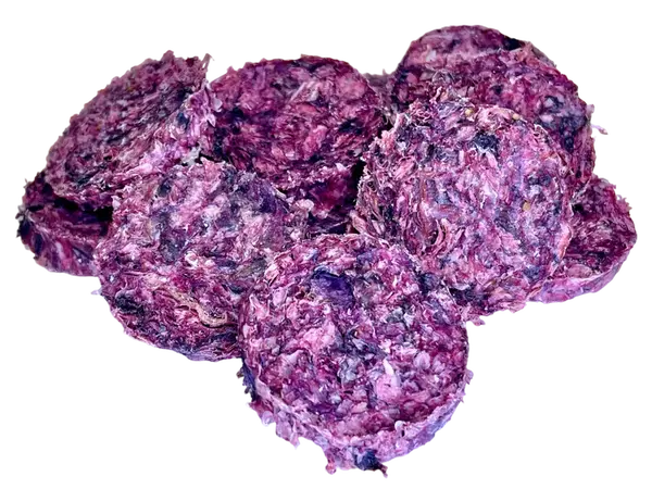 LK Baits Pet Luxusní Medailonky ze Sušené Kůže Tresky s Brusinkami,40g