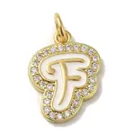 Brass Micro Pave Cubic Zirconia Pendants