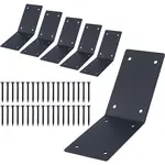 6Pcs Iron Angle Brackets