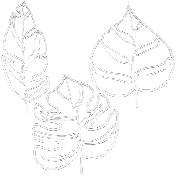 Leaf Acrylic Mirror Wall Stickers