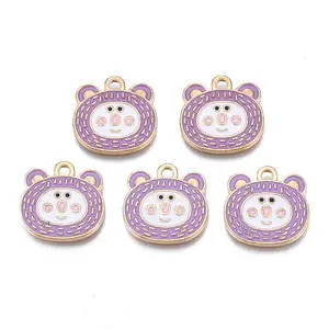 Alloy Enamel Pendants