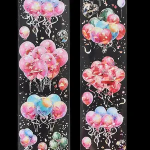 Flower PET Waterproof Stickers