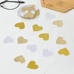2Pcs Heart Glitter Paper Garland