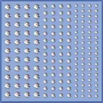 Acrylic Rhinestone Facial Stickers