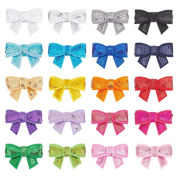 Sequin Felt & PET Bowknots