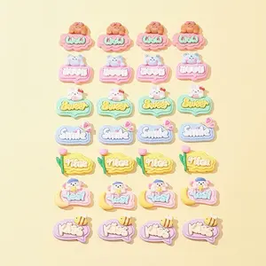 28Pcs 7 Styles Opaque Resin Cabochons