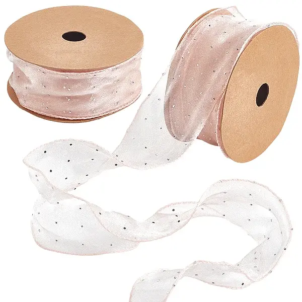 Polyester Rhinestone Ribbon