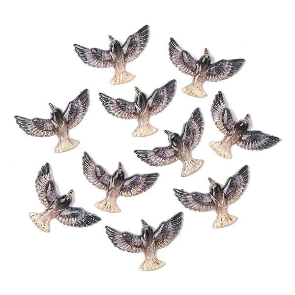 10Pcs Transparent Resin Cabochons