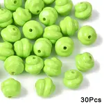 30Pcs Opaque Acrylic Beads