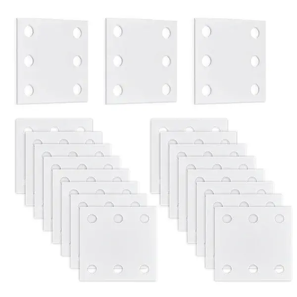 24Pcs Square Acrylic Sheet for Knitting Loom Accessories