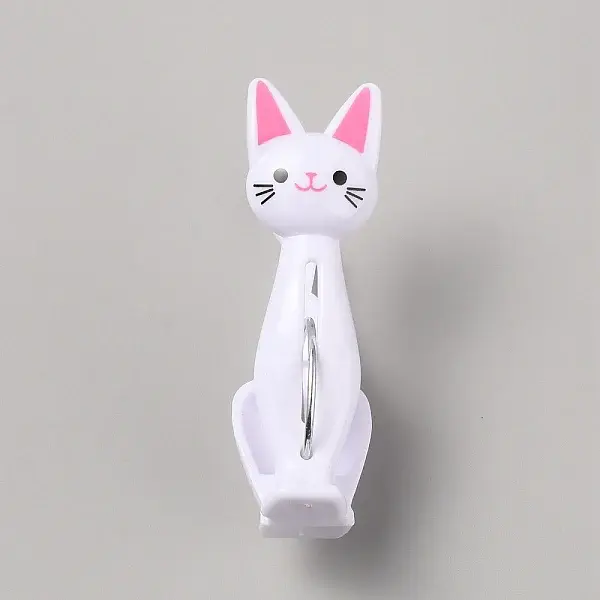 4Pcs Cat Shape Plastic Kitchen Food Bag Clips