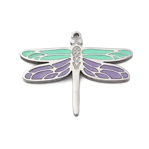 304 Stainless Steel Enamel Charms