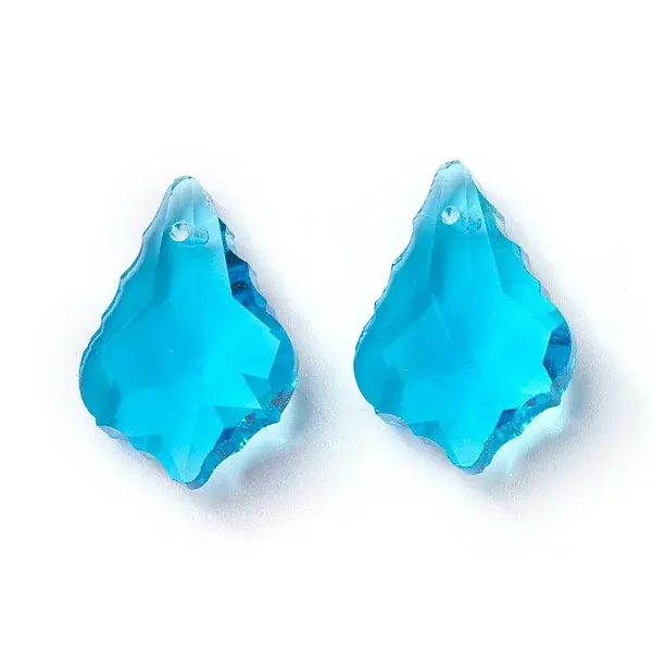 Faceted Glass Pendants