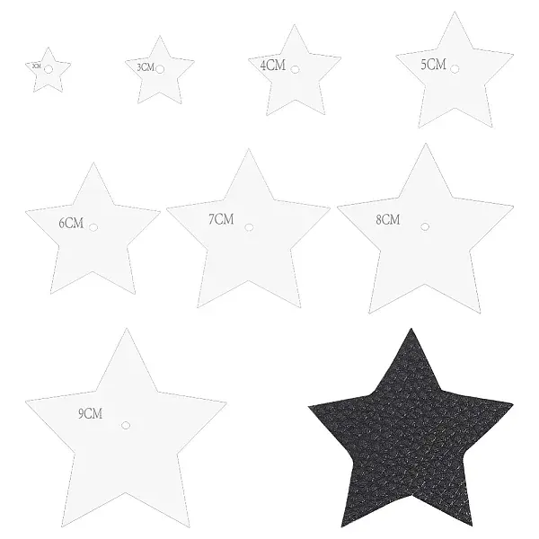 8Pcs 8 Styles Acrylic Sheets