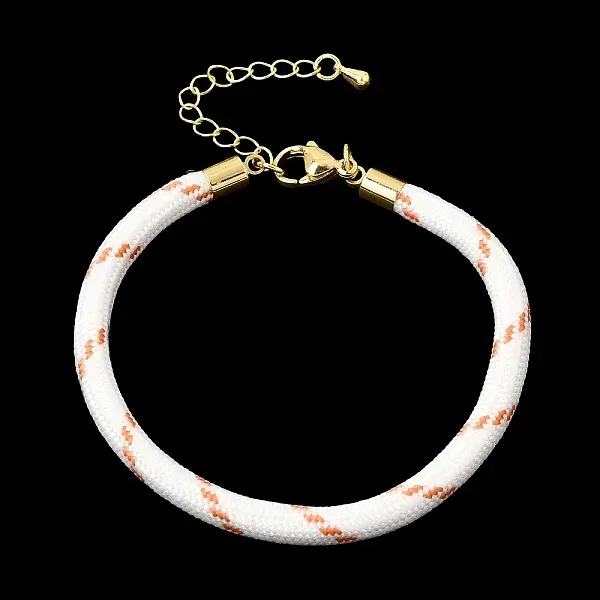 Braided Round Polyester Cord Bracelet Makings