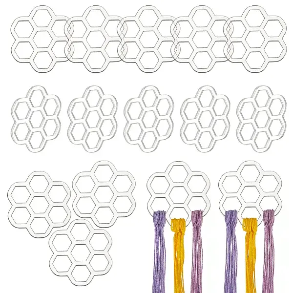 30Pcs Acrylic Thread Winding Boards