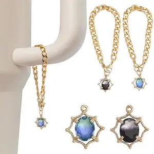 DIY Oval Cup Charms Jewelry Making Kit