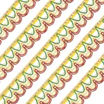 15 Yards Wave Edge Polyester Lace Ribbon