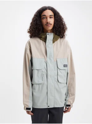 Levi's Béžovo-šedá pánská zimní bunda Levi's® Bartlett - Pánské
