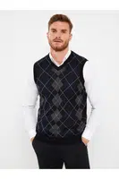 LC Waikiki Standard Fit V Neck Men's Knitwear Sweater
