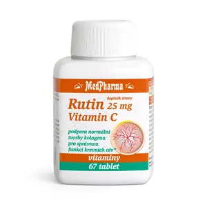 MEDPHARMA Rutín 25 mg + vitamín C 67 tabliet
