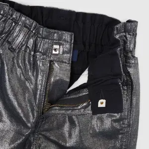 GAP Dětské metalické džíny mom - Holky