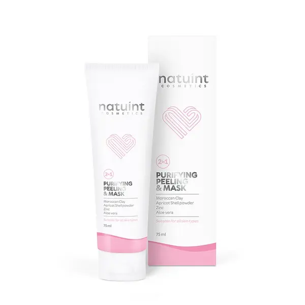 Natuint cosmetics - Maska a píling 2v1 - čistiaca