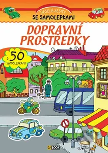 Veselé sešity se samolepkami: Dopravní prostředky