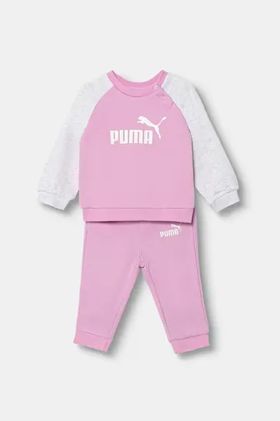Puma  tepláková souprava dětská s bavlnou MINICATS ESS Raglan Crew Se