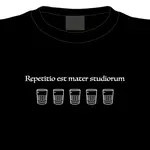 Tričko Opakování je matka moudrosti, M