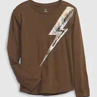 GAP Dětské tričko organic blesk - Holky