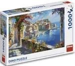Puzzle Středomořské městečko 1000 dílků (poškozená)