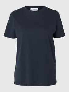SELECTED Tričko 'SLFMy Essential'  námornícka modrá