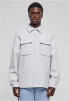 Pánská košile Plain Overshirt šedá