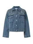 YAS Prechodná bunda 'YASVision'  modrá denim