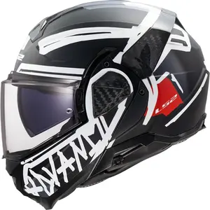 Překlopná přilba LS2 FF910 Advant II Tape Black P/J L (59-60)