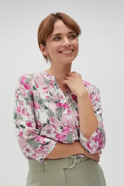 Marisse Women's Shirt L-Ko-4610 Fuchsia