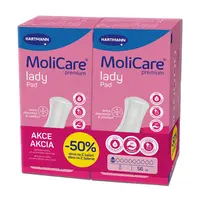 MOLICARE Lady inkontinenční vložky 0,5 kapek duopack 2x28ks