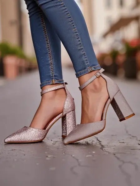 Resti Women's glitter pumps Noratt