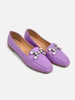 Resti Women's loafers with rhinestones Lecilla