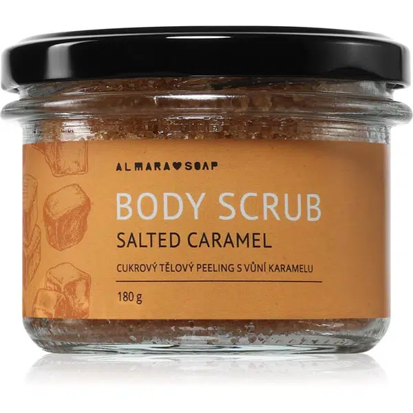 Almara Soap Body Scrub cukrový tělový peeling Salted Caramel 180 g