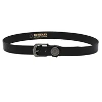 Bushman Kožený opasek Bottle Belt III, černý 120