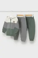 Kojenecká tepláková souprava Mayoral zelená barva, 918