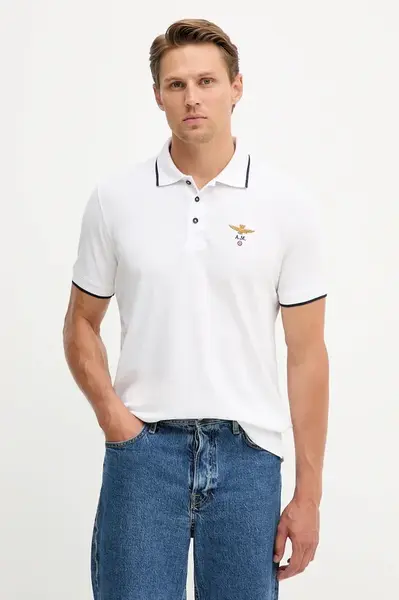 Bavlněné polo tričko Aeronautica Militare