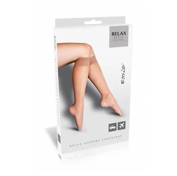 MAXIS Relax basic lýtkové punčochy světlé, Velikost: M