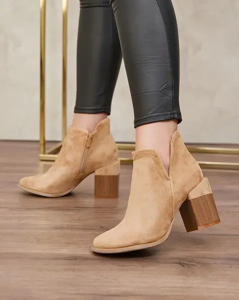 Resti Light brown women's Ricteas stiletto boots