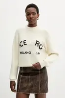 Vlněný svetr Iceberg dámský, béžová barva, A001 7077