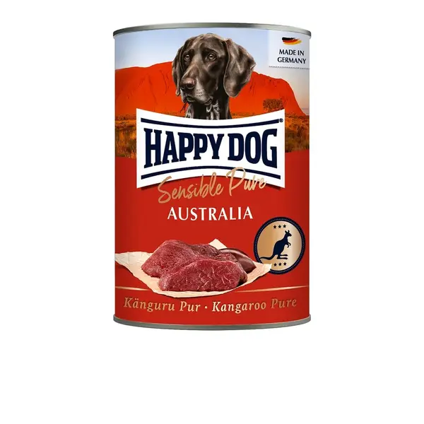 Happy Dog Känguru Pur - konzerva, klokaní maso 24 x 400 g